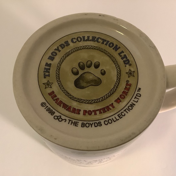 Vintage 90’s The Boyd’s Collection LTD. 1998 Coffee Mug Bearware Pottery Works - Picture 14 of 16